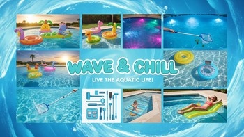 Farklı Wave & Chill koleksiyon kutularının yanyana dizildiği düzen