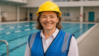 Site yöneticisi bir kullanıcının portre fotoğrafı