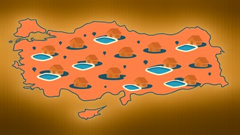 Site havuzları için planlanmış düzen ve ürün yerleşimi